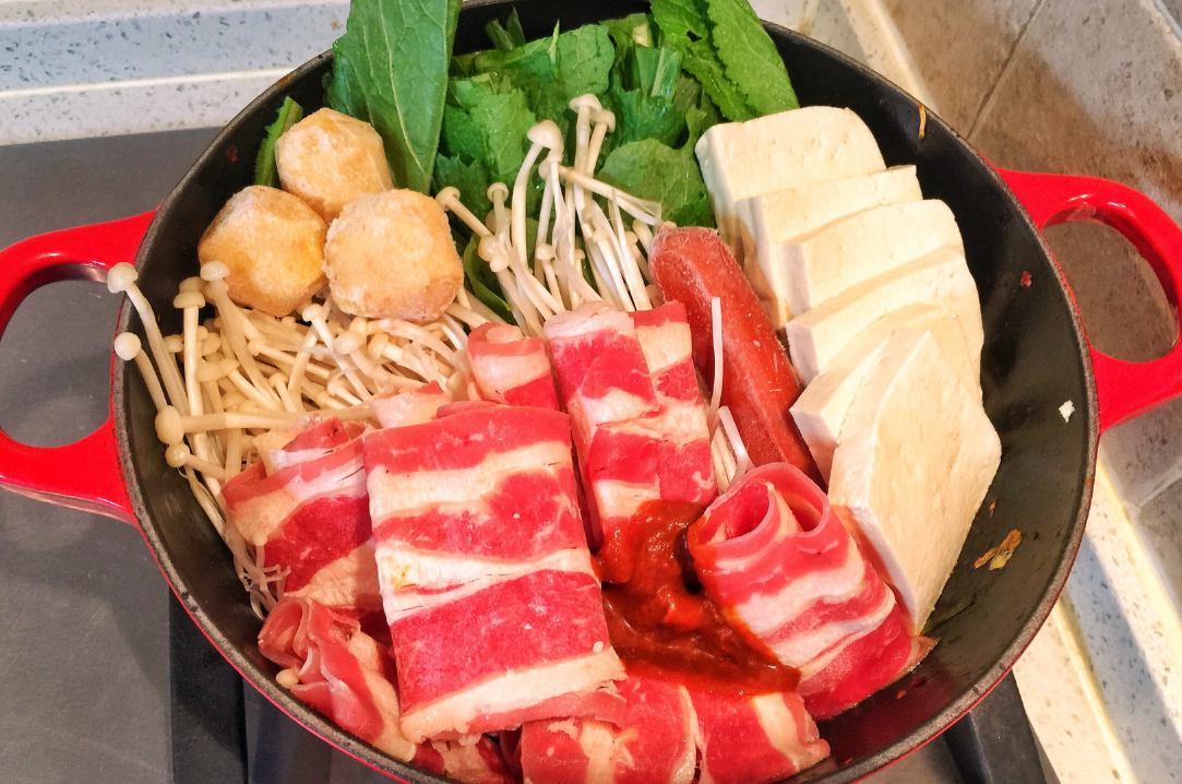 牛肉蔬菜火锅